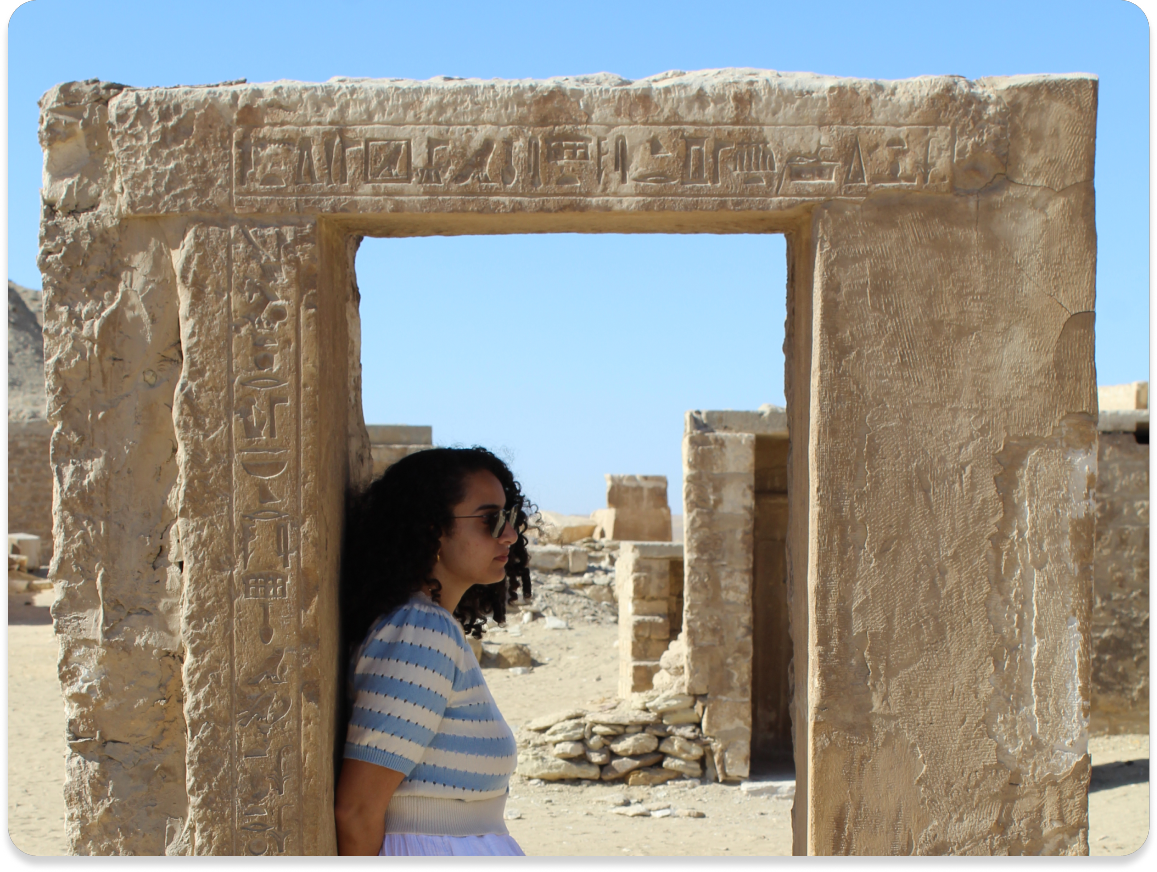 Rachel Estafanous in Egypt